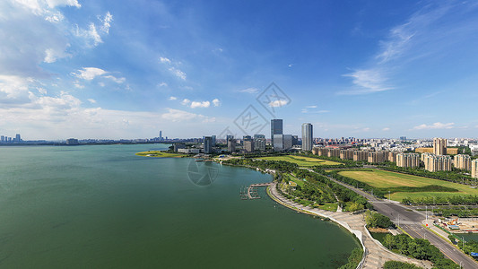 京畿之门苏州工业园区地标建筑东方之门背景