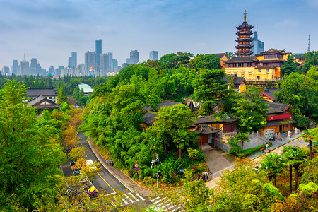 古鸡鸣寺恢弘高清图片素材