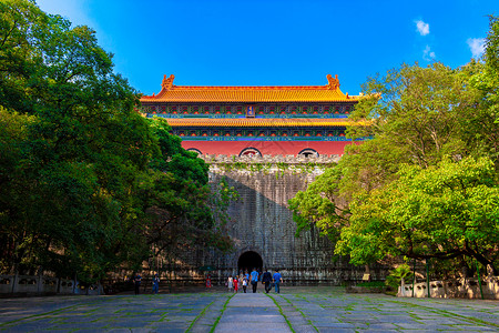 西夏皇陵南京明孝陵背景