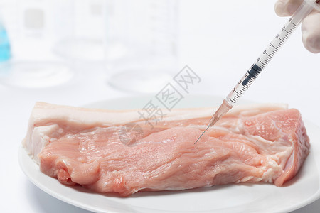 食品安全注水猪肉科学研究图片