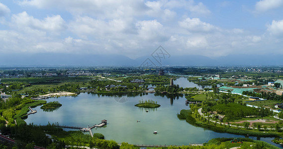 西安渼陂湖渼陂湖景区高清图片