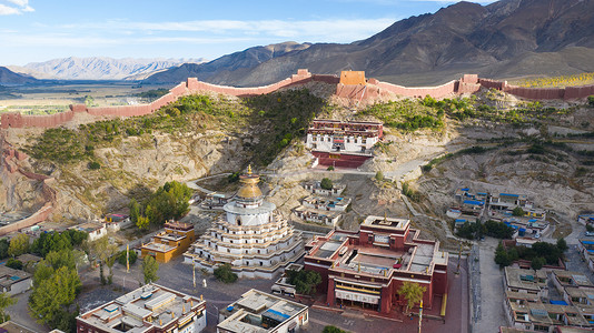 西藏日喀则江孜白居寺背景