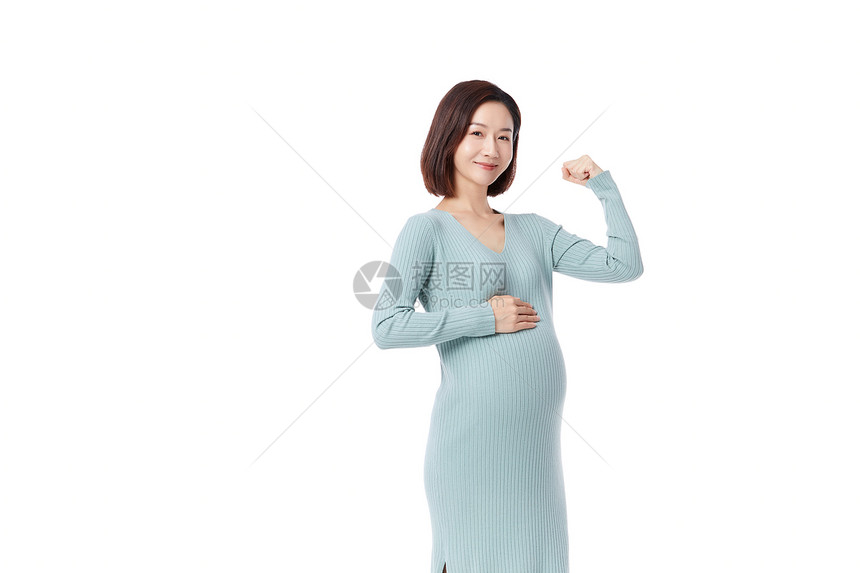 中年孕妇形象展示图片