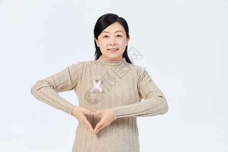 预防乳腺癌粉丝带关爱乳腺癌患者背景
