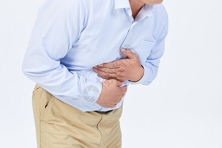 中年男性腹部疼痛图片
