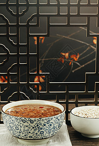 薏米和腊八粥传统节日高清图片素材