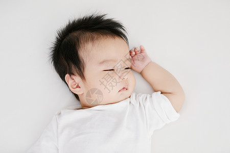 熟睡的婴儿宝宝图片素材