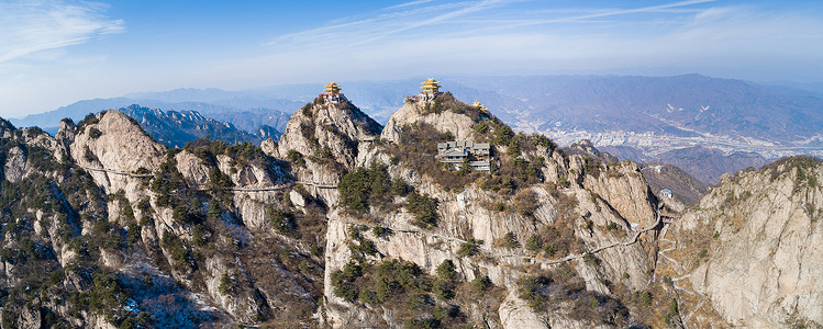 洛阳栾川老君山背景