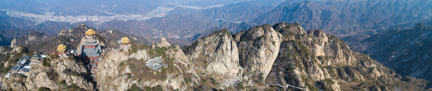 洛阳栾川老君山背景