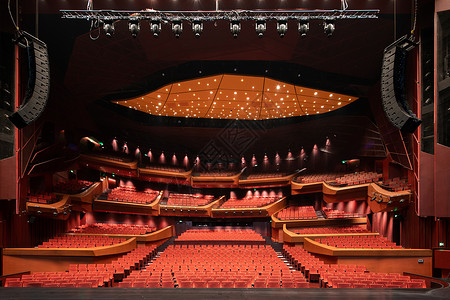 歌剧院环境座位席观众席高清图片