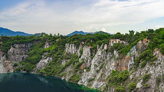 泰国地标景区芭堤雅大峡谷旅行高清图片素材