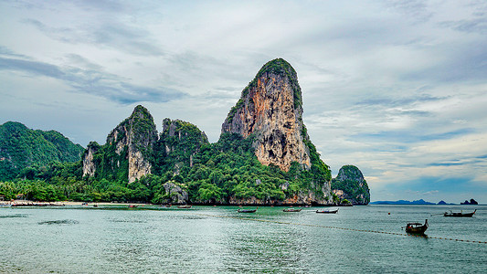 娜奥米沃茨泰国甲米莱利海滩奥南海滩背景