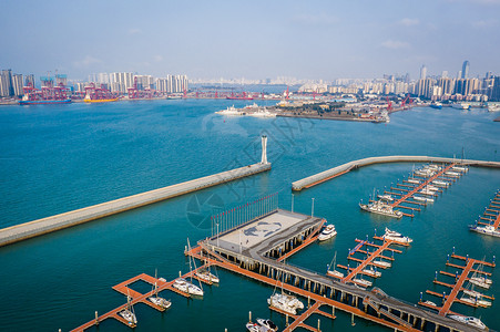 帆船航海海南海口国家帆船训练基地背景