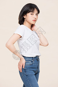 韩系淡雅女性年轻高清图片素材