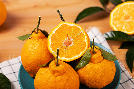 下火水果素材水果丑橘背景