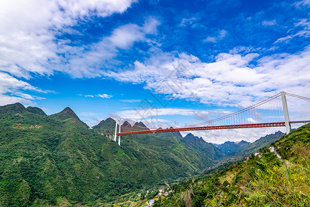 中国最强建筑桥梁坝陵河大桥背景图片