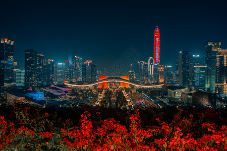 深圳城市地标建筑背景图片