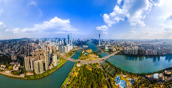 广州地标建筑黄昏高清图片素材