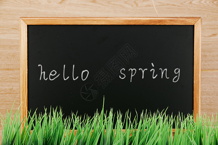 hello菜菜写着hello spring的黑板背景