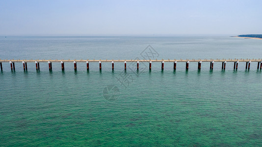 广西北海涠洲岛蓝桥背景