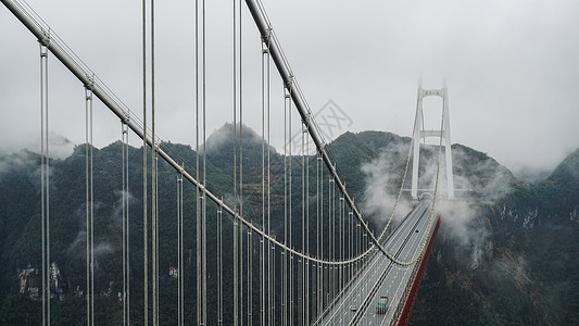 湖南湘西吉首矮寨大桥高清图片