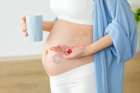 孕妇身体不适高清图片