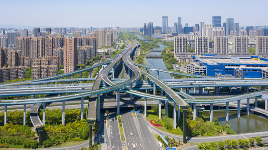 宁波城市交通立交桥背景图片