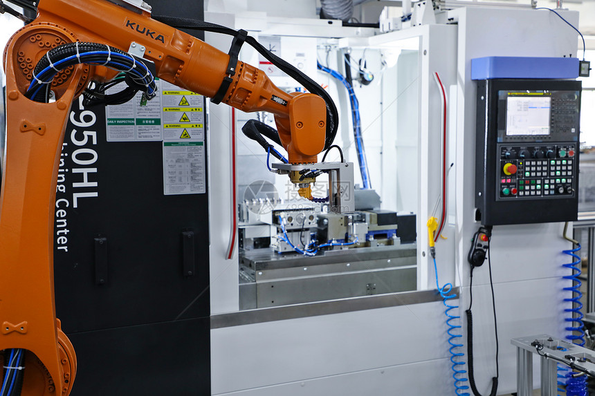 智能制造之工业机器人机床图片