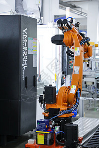 智能制造之工业机器人机床电子设备高清图片素材