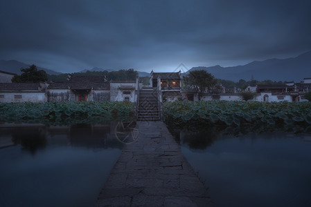 宏村水墨水墨宏村背景