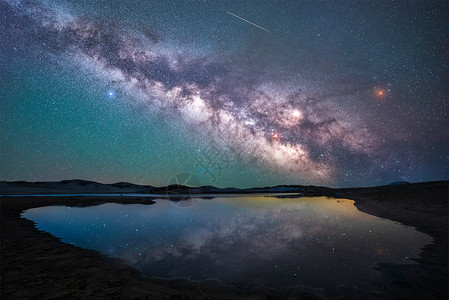 星空银河夜景高清图片