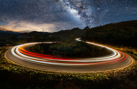 星空银河夜景高清图片