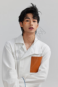 韩系男性潮流时尚写真图片