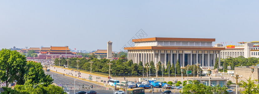 大气北京城市中轴线背景图片