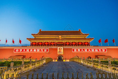 北京地标天安门广场背景图片