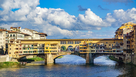 佛罗伦萨老桥风光高清图片