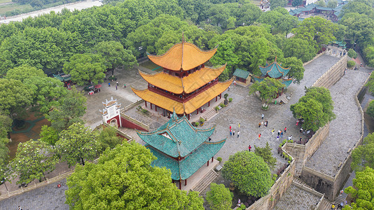 湖南岳阳岳阳楼古建筑背景图片