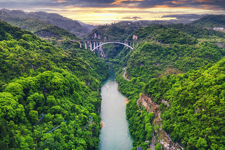 宜昌东站湖北宜昌长江三峡西陵峡景区三游洞背景