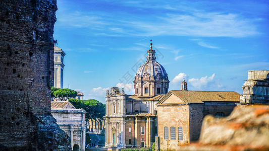 罗马城市风光历史高清图片素材