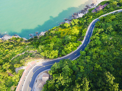 连铸连云港连岛景区滨海公路道路背景