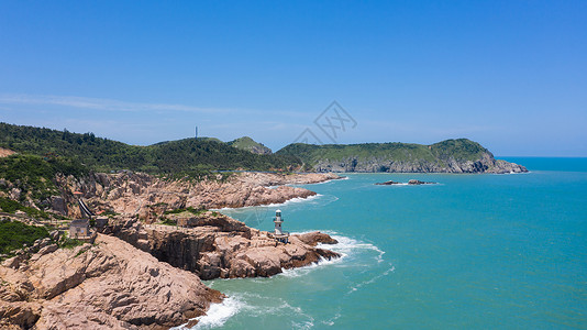 浙江台州大陈岛风光背景