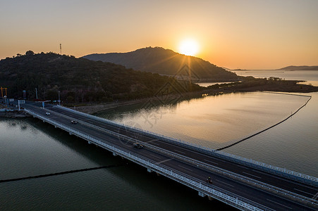 航拍苏州5A景区太湖大桥高清图片