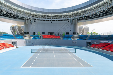 宜昌奥体中西网球场内部环境图片