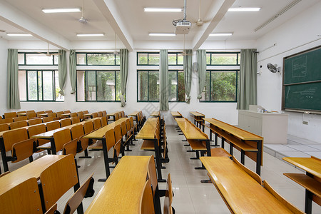 学校的教室环境背景图片