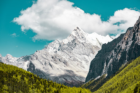 甘孜稻城亚丁景区山川高山高清图片