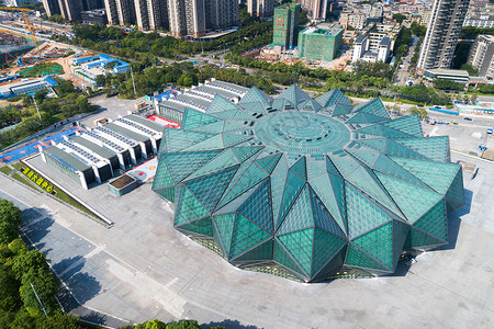 深圳龙岗大运中心背景图片
