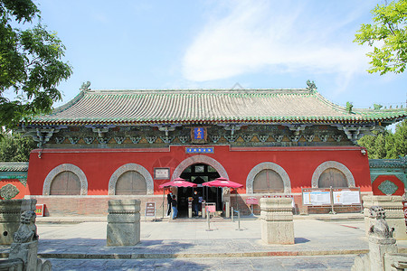 河北石家庄4A景区隆兴寺山门图片