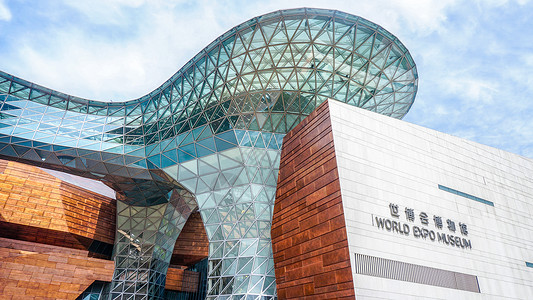 上海世博博物馆背景图片