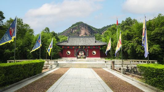 5A风景区世界遗产龙虎山正一观自然高清图片素材