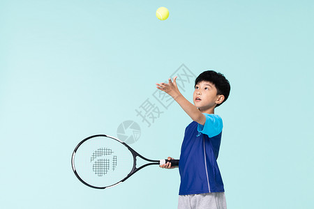 网球儿童运动打网球的儿童背景